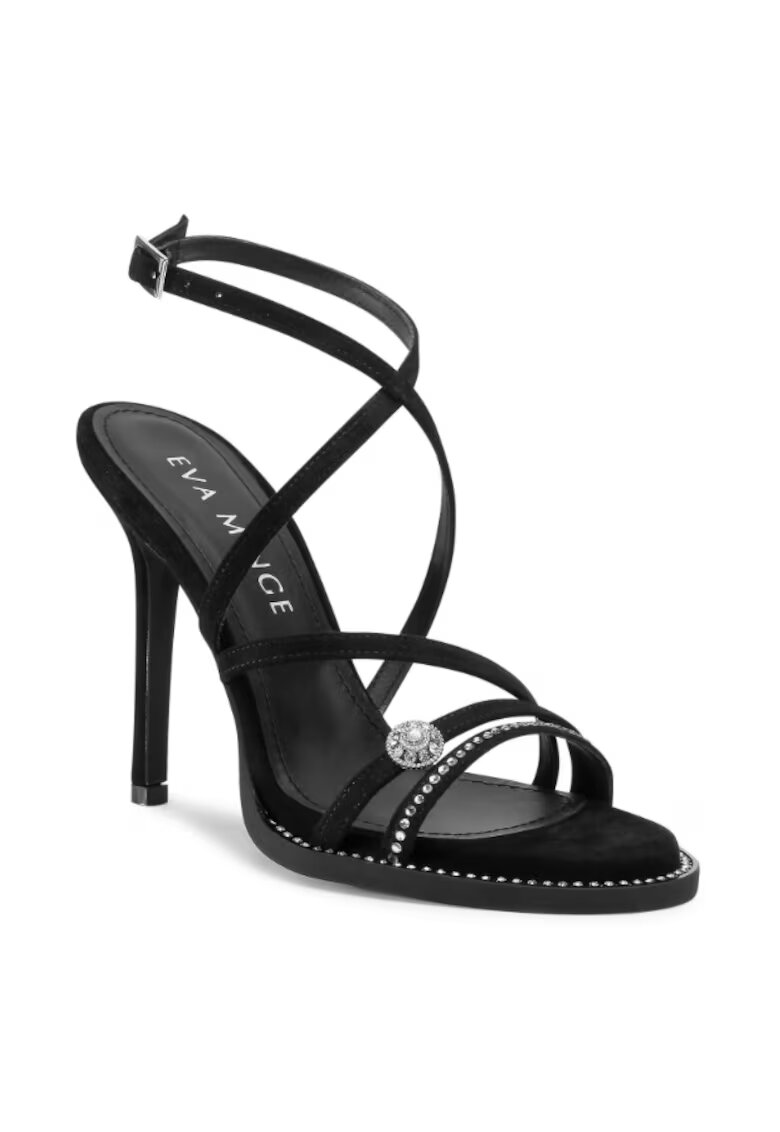 Eva Minge Sandale dama - 206905000 - Negru - Piele naturala/Piele intoarsa - Negru