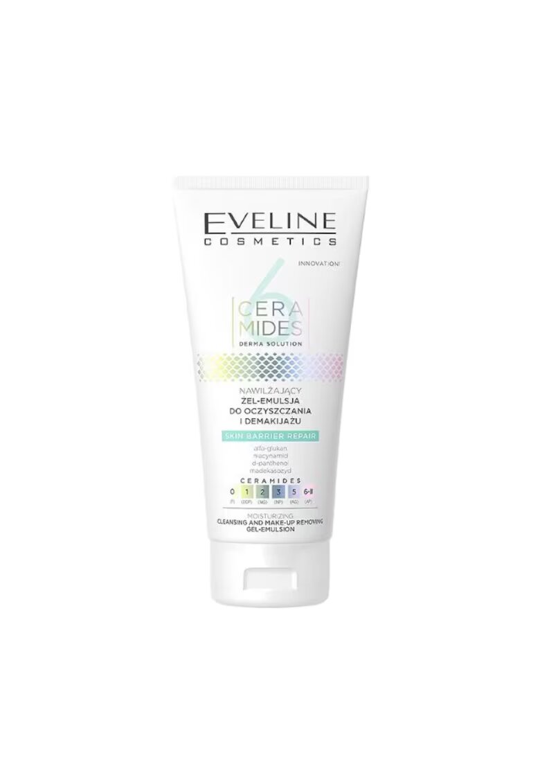 Eveline Cosmetics Gel emulsie hidratanta de curatare 6 Ceramides Eveline 150 ml