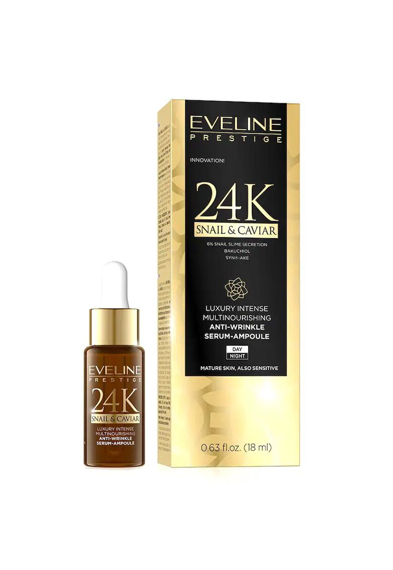 Eveline Cosmetics Ser antirid 24K Snail & Caviar Eveline 18 ml