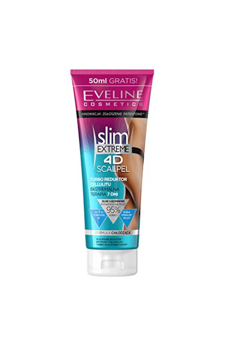 Eveline Cosmetics Ser Triplu Concentrat Slim Extreme 4D Scalpel - anticelulitic - 250 ml