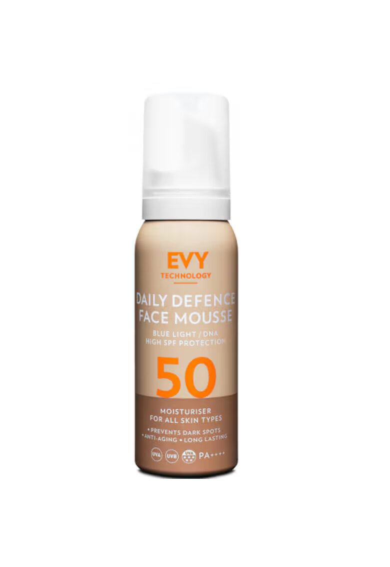Evy Technology Spuma de fata Daily Defence Unisex SPF 50 - 75 ml