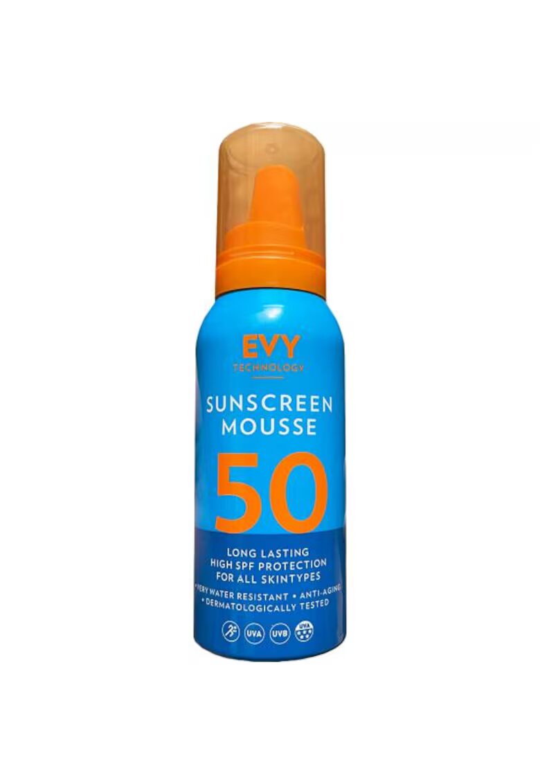 Evy Technology Spuma de fata si corp Unisex SPF 50 - 100 ml