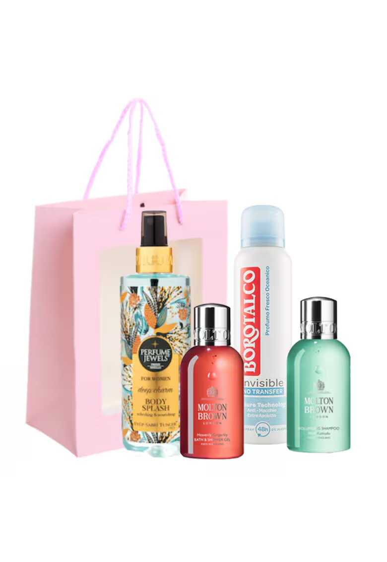 Eyuep Sabri Tuncer 1923 Set Deep Intuition - unisex - Spray de Corp Eyup 250 ml - Deodorant Borotalco Invisible 150ml - Gel de dus Gingerlily 100ml - Sampon de volum Kumudu 100 ml