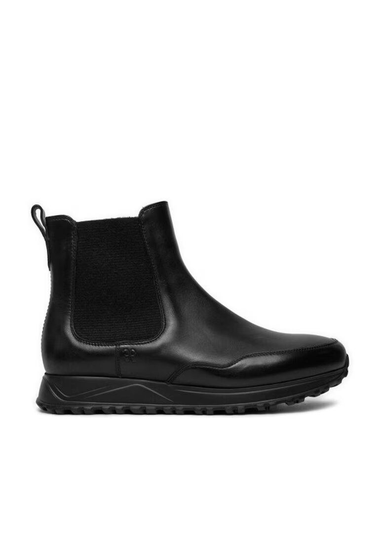 Fabi Botine cu glezna joasa pentru barbati FU1242.AL0TICNBA - Piele naturala - Negru - Negru