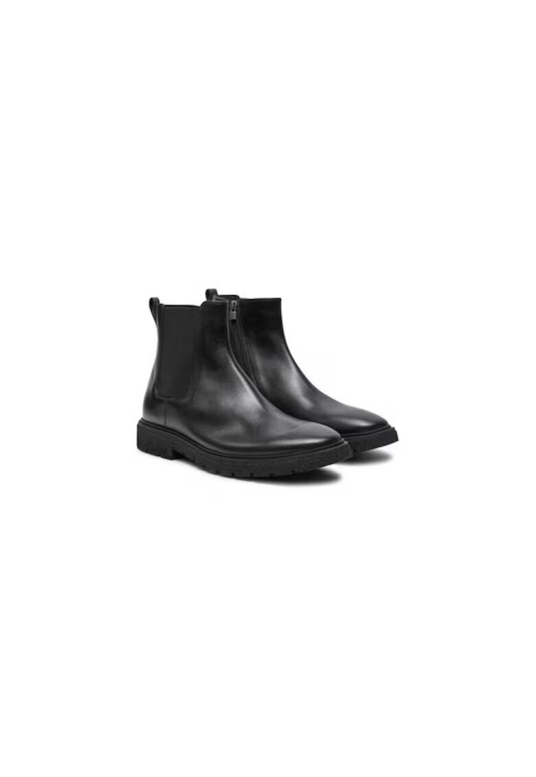 Fabi Cizme barbati 304525049 - Piele naturala - Negru - Negru