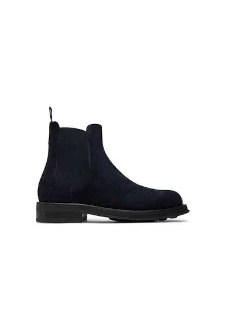 Fabi Ghete Chelsea pentru barbati FU0947.A00TMLVEL - Piele intoarsa - Negru - Negru