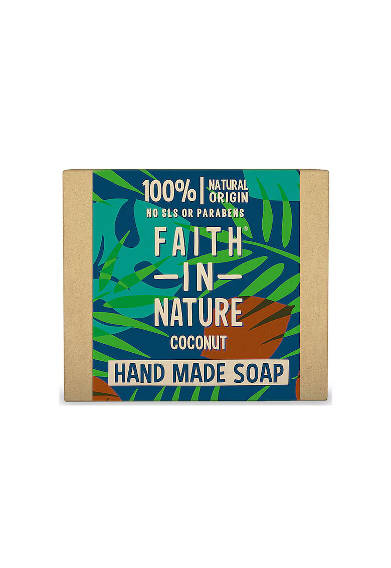 Faith in Nature Sapun natural solid cu Cocos - 100 gr