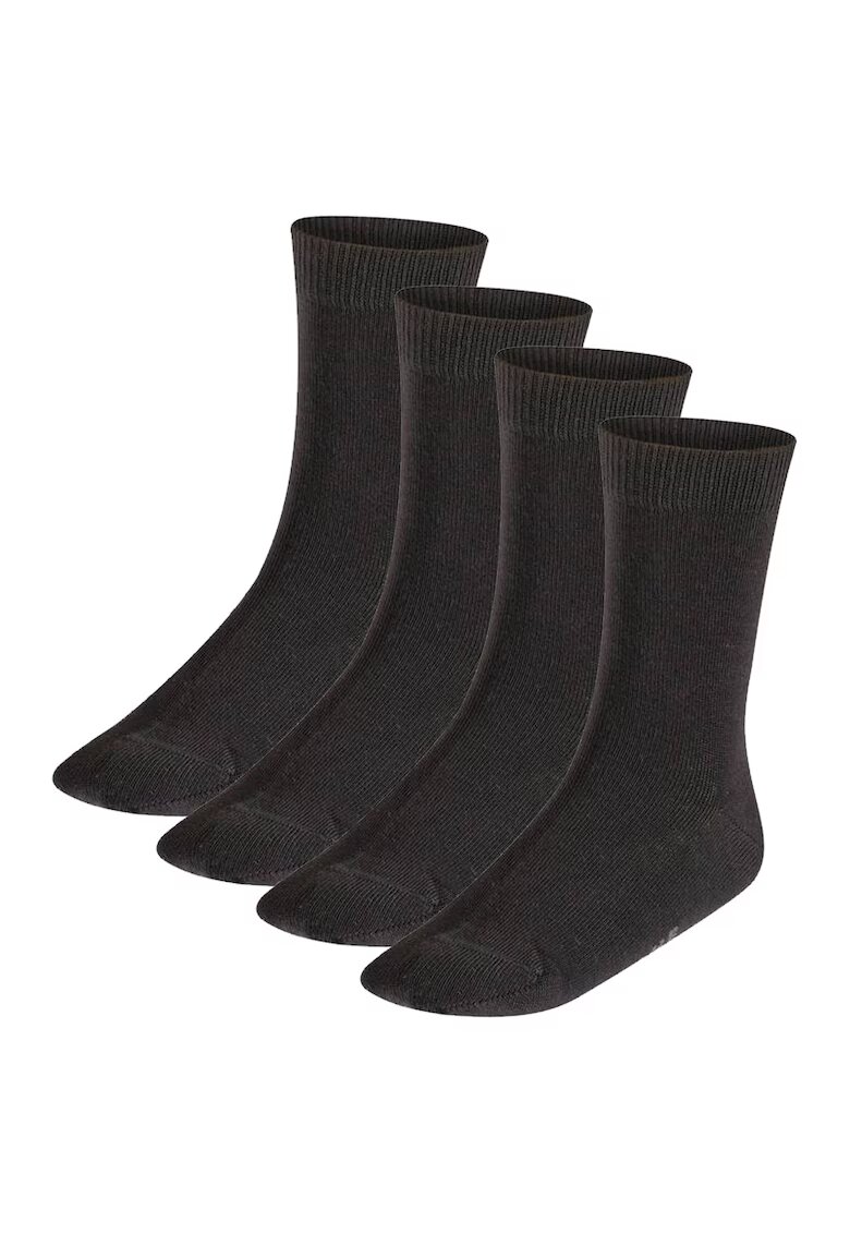Falke Set de sosete lungi Happy - 2 perechi - Negru