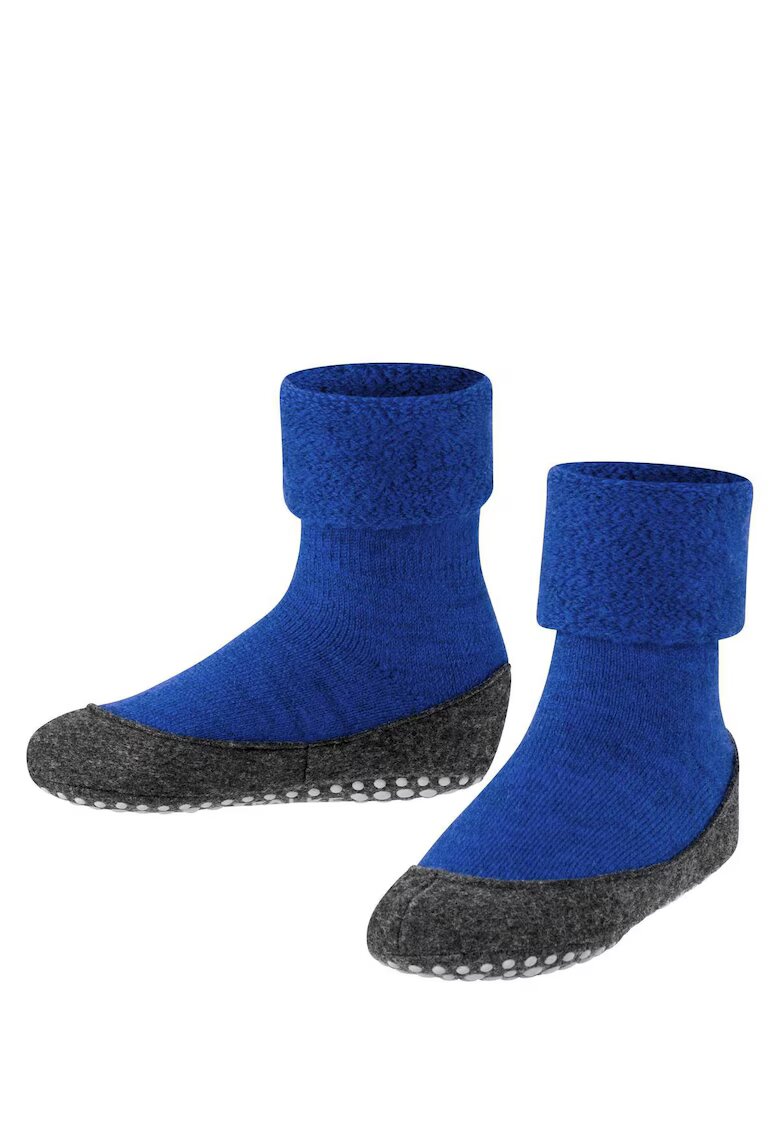 Falke Sosete aderente din amestec de lana virgina Cosyshoe - Albastru