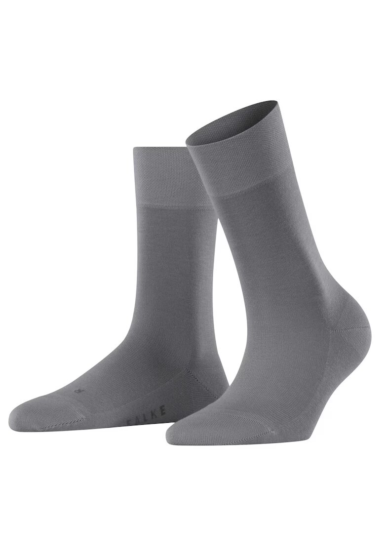 Falke Sosete lungi din amestec de lyocell Sensitive New York - Gri deschis
