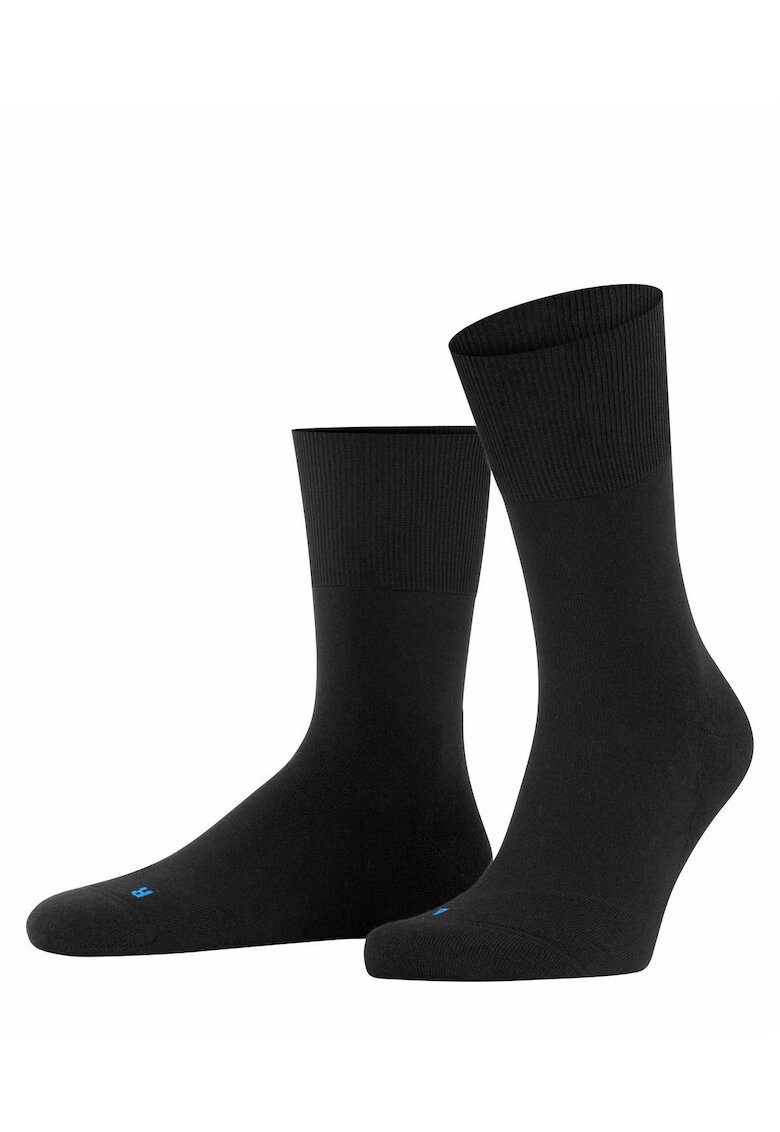 Falke Sosete lungi unisex tricotate fin - Negru