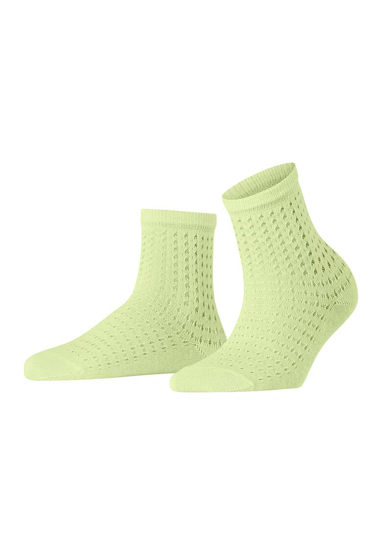 Falke Sosete scurte din amestec de in Beach Drop - Verde pal