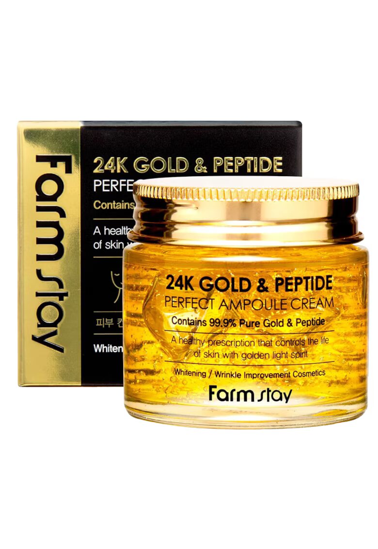 FARM STAY Crema de fata cu aur 24k 80ml