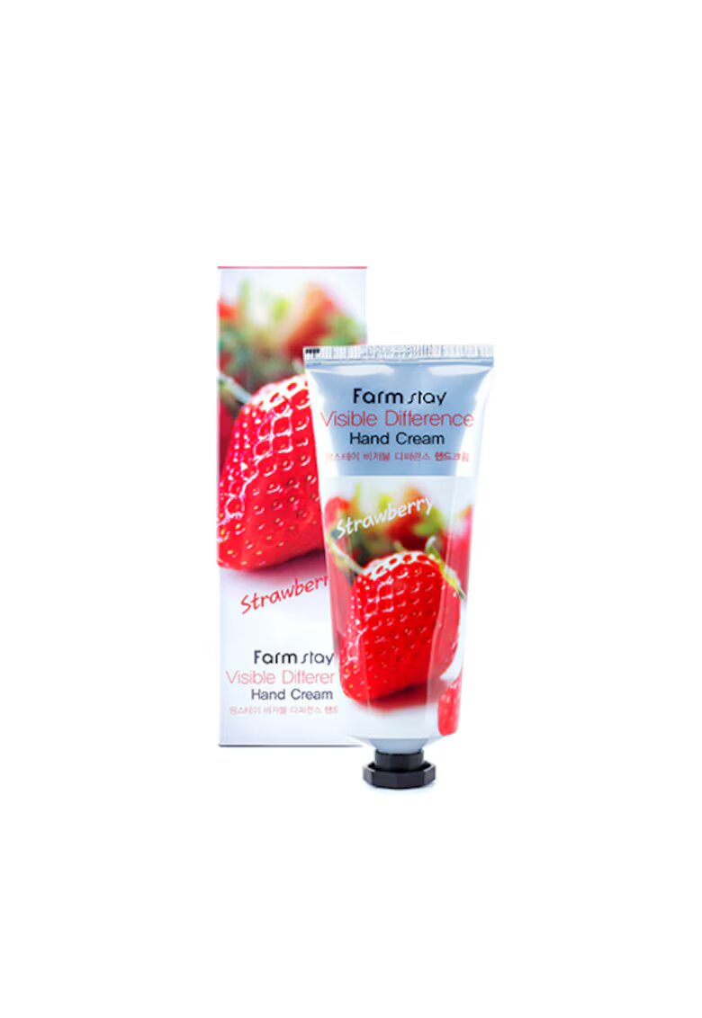 Farmstay Crema de maini - Capsuni - 100ml