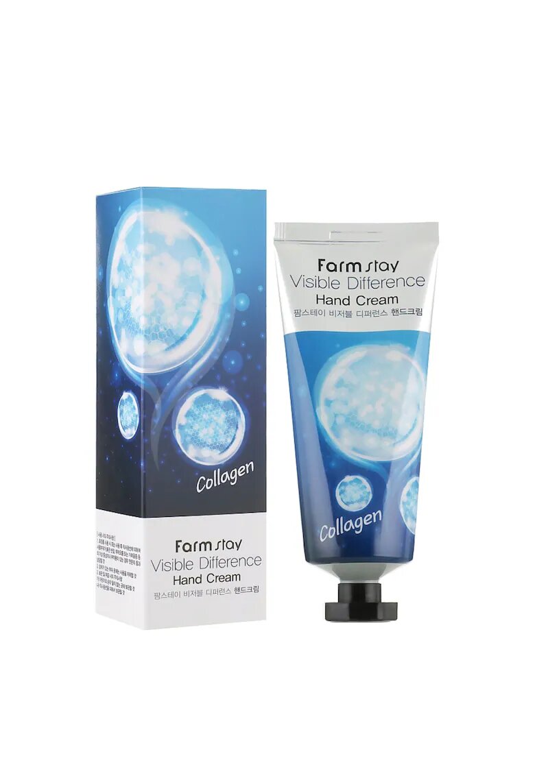 Farmstay Crema de maini K-Beauty Visible Difference - hidratare intensa si catifelare - 100ml – protectie anti-uscare