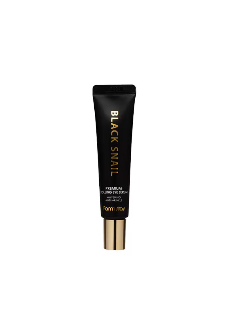 Farmstay Ser cu Rola Sub Ochi cu Extract de Melc Negru Black Snail Premium Rolling Eye Serum 25ml