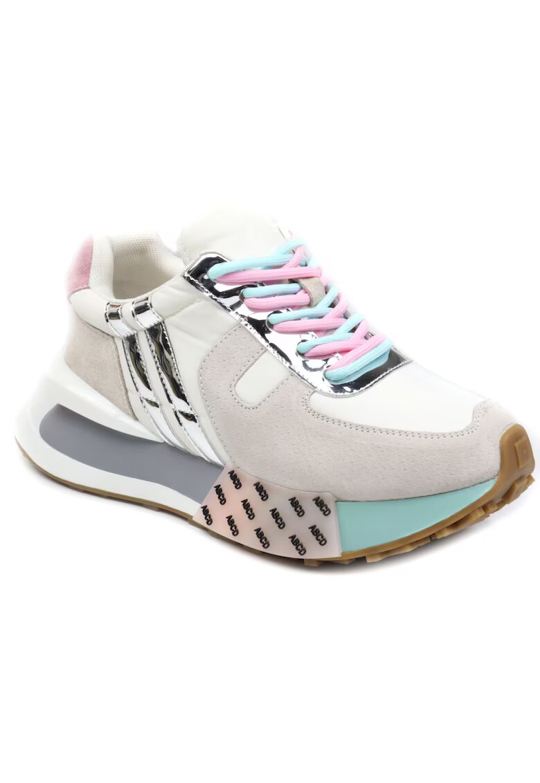 Feeling Sneakers dama 3578 - Argintiu