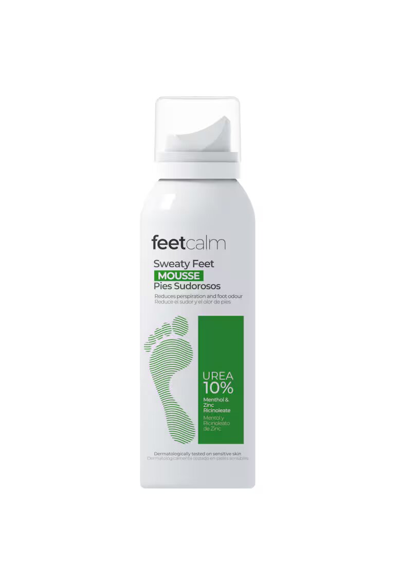 Feet Calm Spuma pentru picioare antiperspiranta 10% Uree - 125 ml