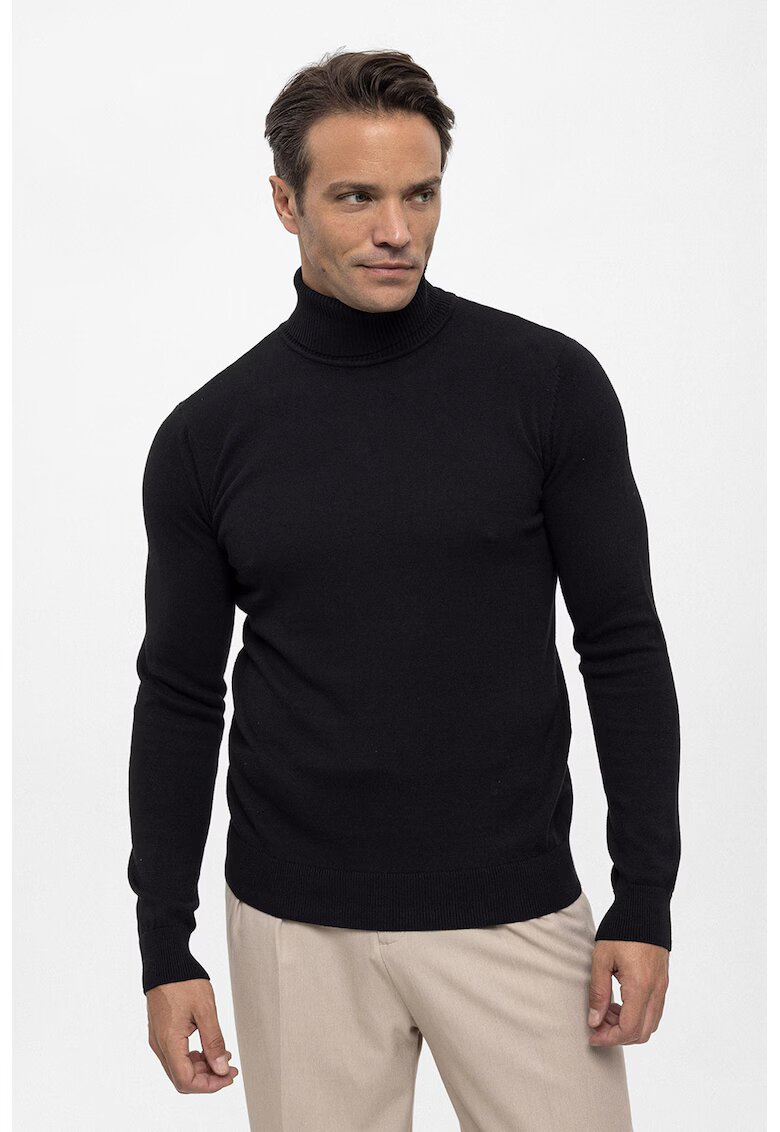 Felix Hardy Pulover de bumbac cu guler inalt