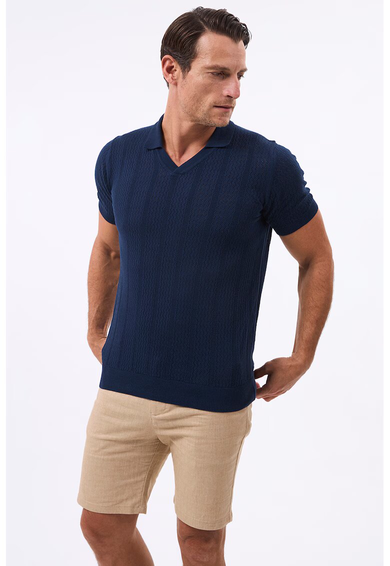 Felix Hardy Tricou polo din amestec de bumbac - Bleumarin