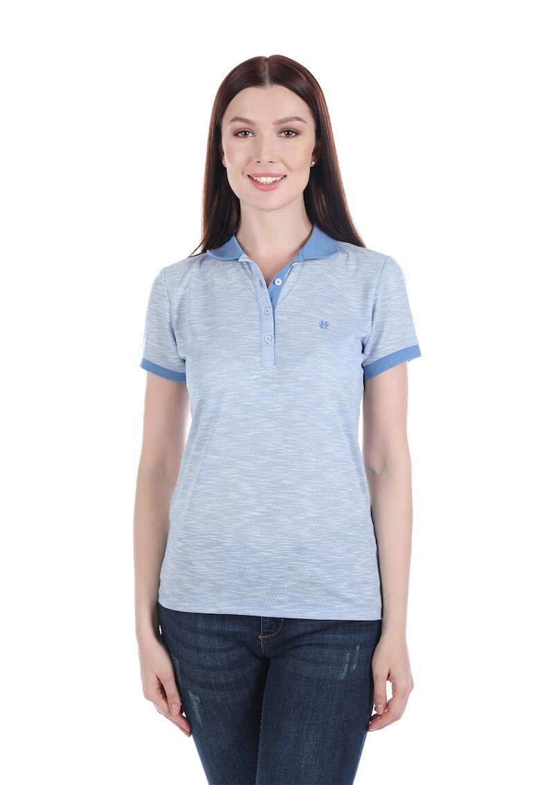 Felix Hardy Tricou polo uni - Albastru deschis