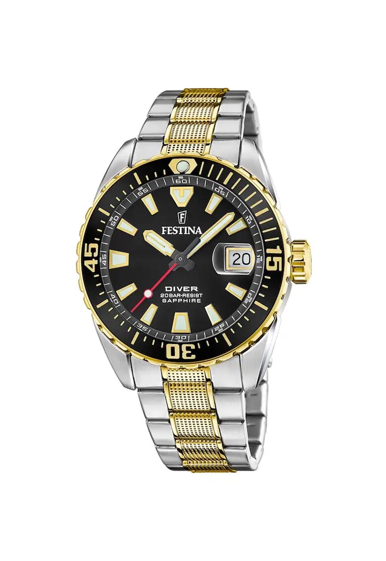 Festina Ceas barbatesc - F20706/3 - Quartz - Argintiu