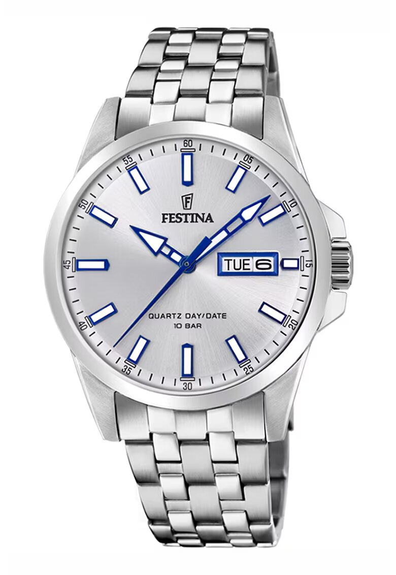 Festina Ceas din otel inoxidabil - Argintiu
