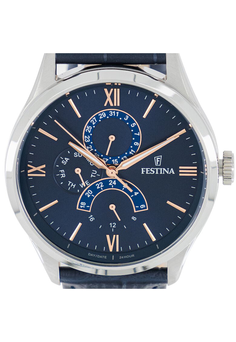 Festina Ceas quartz cu o curea de piele
