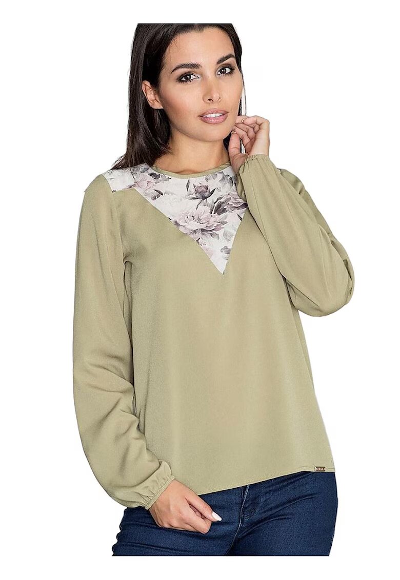 Figl Bluza dama 5902 - Poliester/Viscoza - Verde