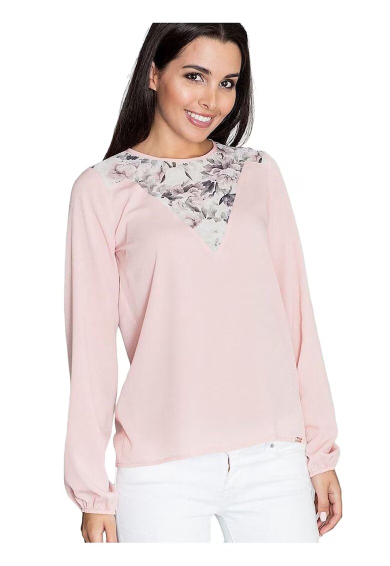 Figl Bluza dama 59021 - Poliester/Viscoza - Roz