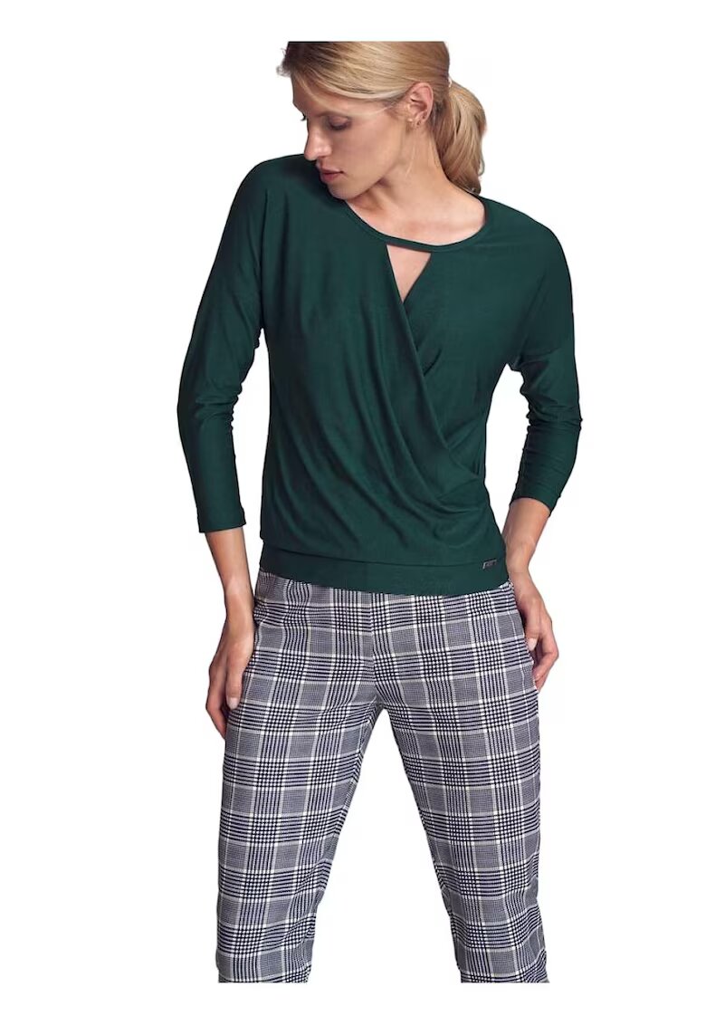 Figl Bluza dama 590219 - Viscoza/Poliester - Verde