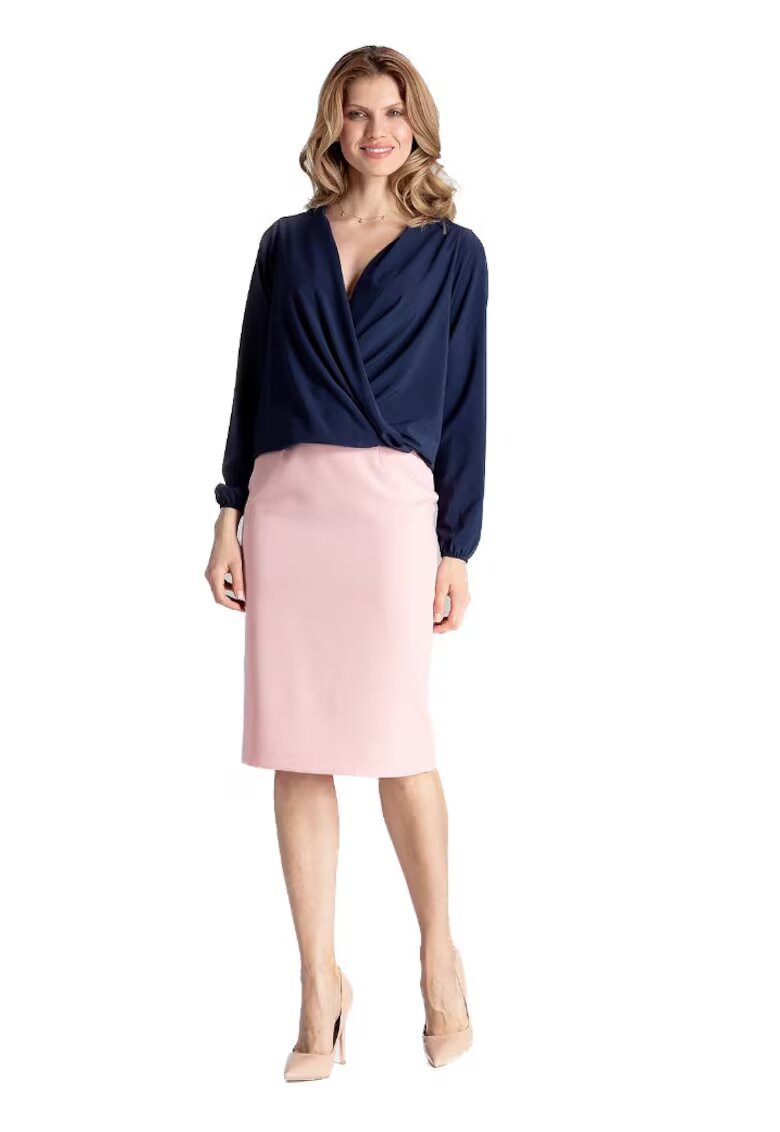 Figl Bluza dama Guirat M659 culoare granat - Albastru inchis