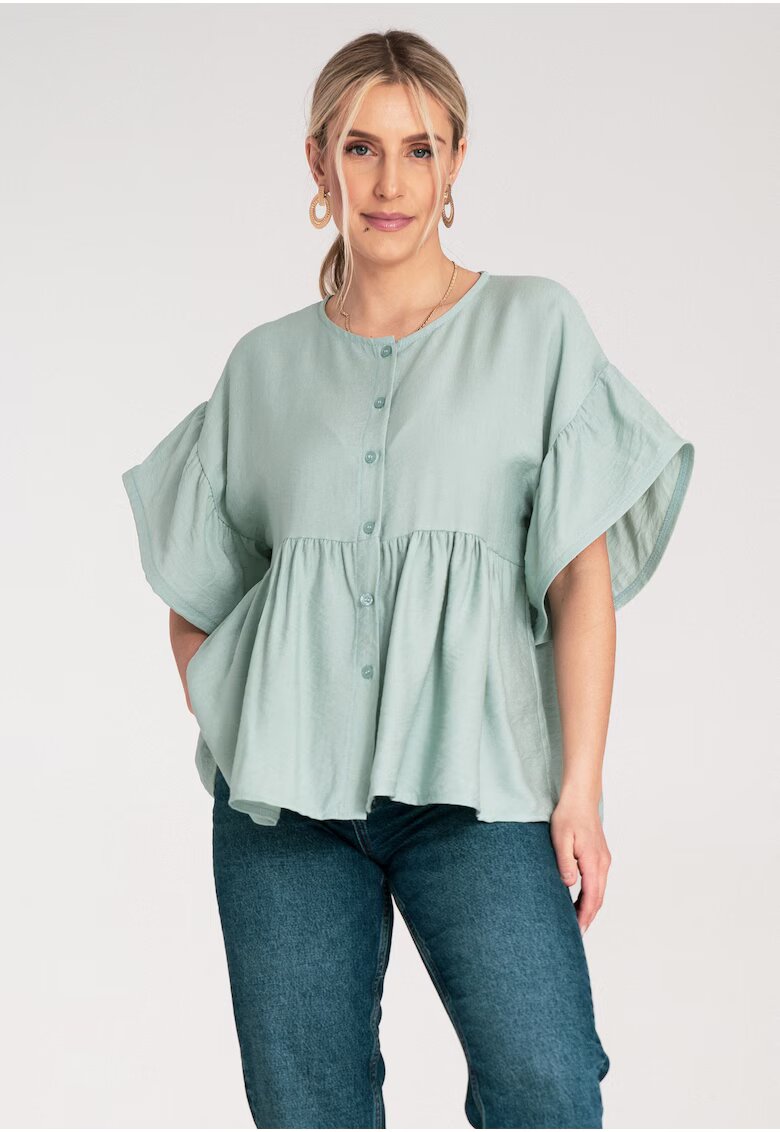 Figl Bluza dama - menta - croi lejer - bumbac -