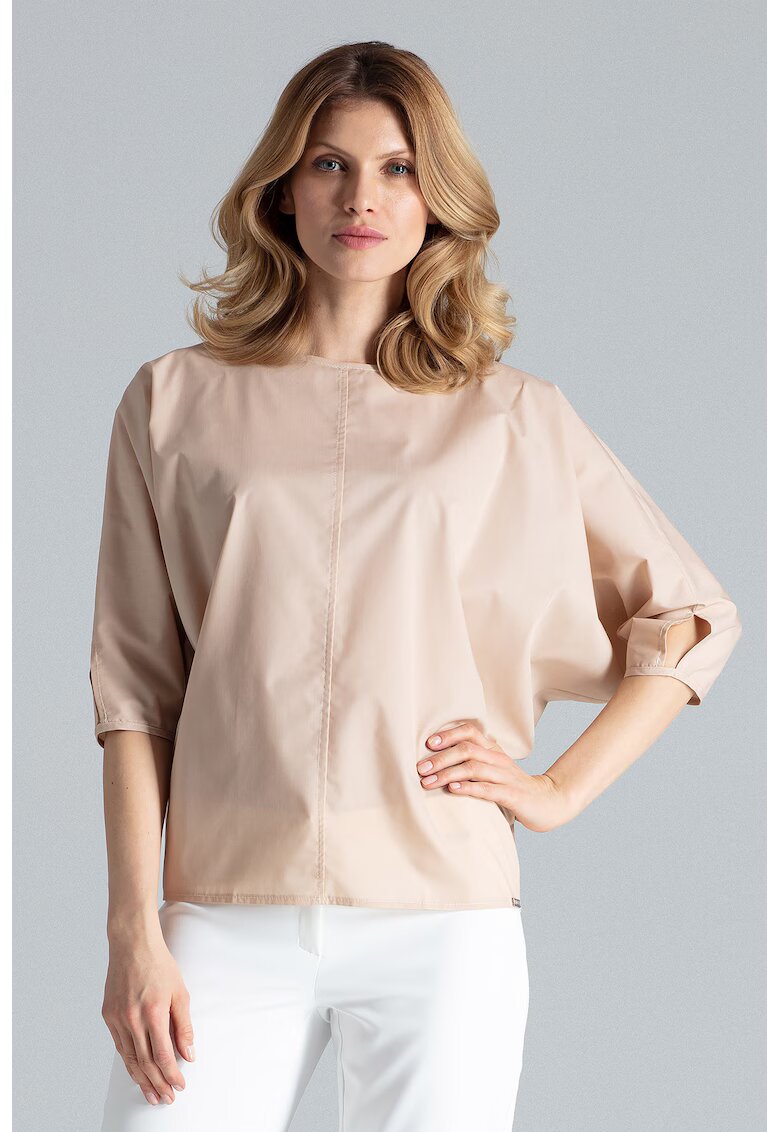 Figl Bluza dama - Poliester/Bumbac - Crem