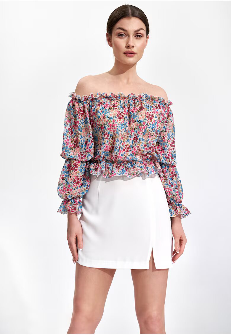 Figl Bluza dama - Poliester - Cu elastic - Multicolor
