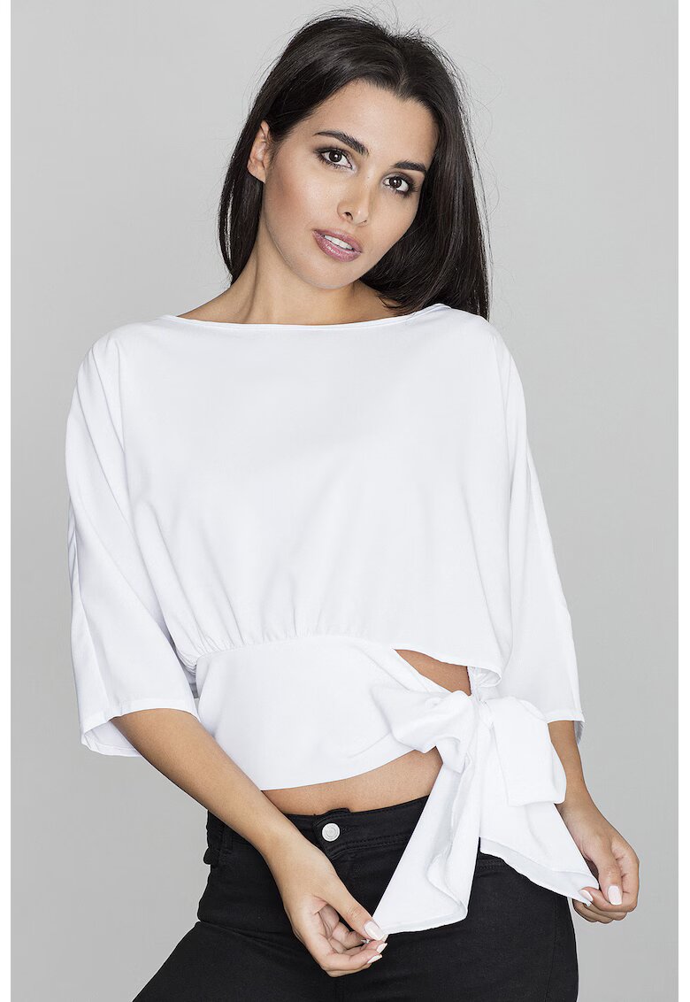 Figl Bluza dama - Poliester/Elastan - Alb