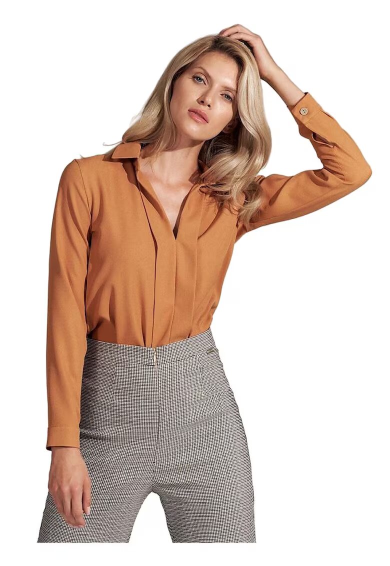 Figl Bluza dama - Viscoza/Poliester - Maro