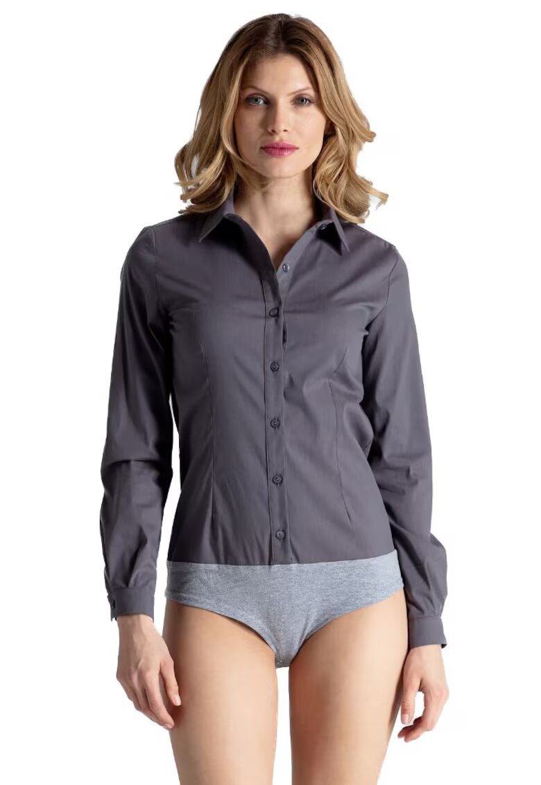 Figl Body tip camasa de damă Fabian M315 gri - Gri