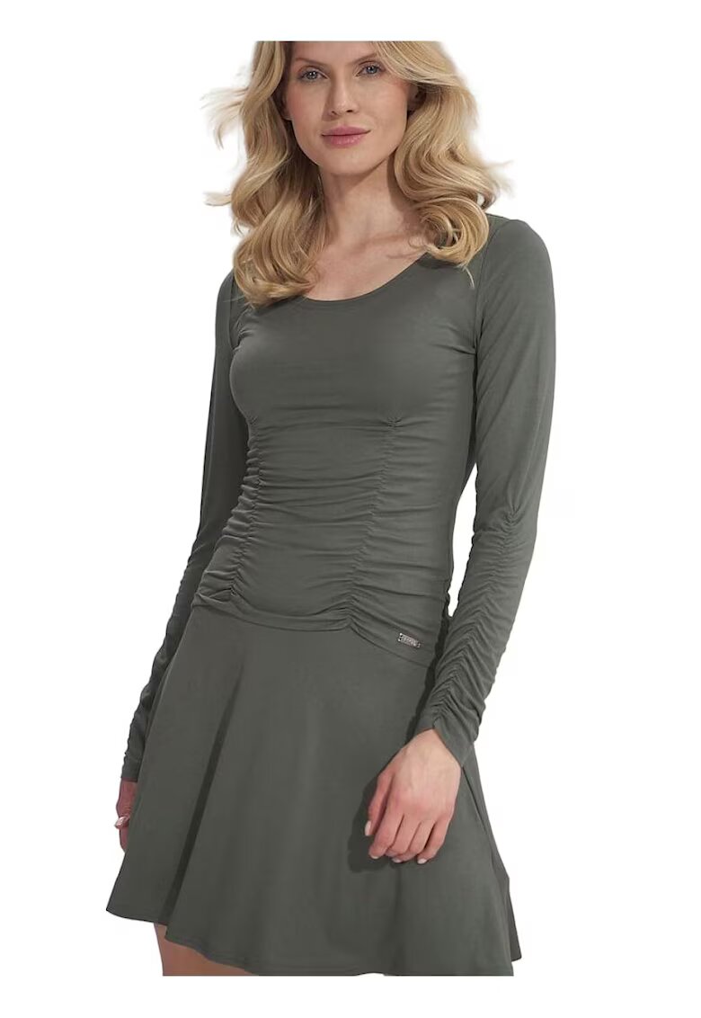 Figl Fusta scurta verde - viscoza -