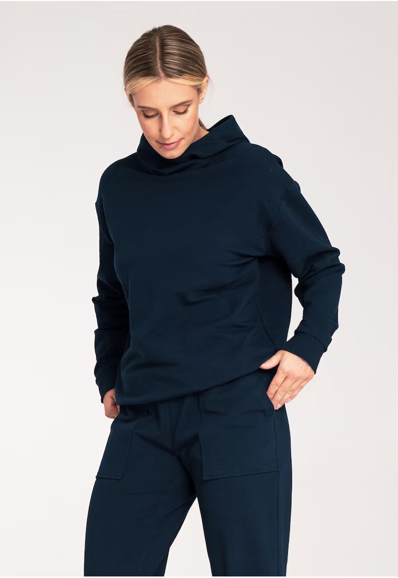 Figl Hanorac dama - M1034 - bleumarin - bumbac