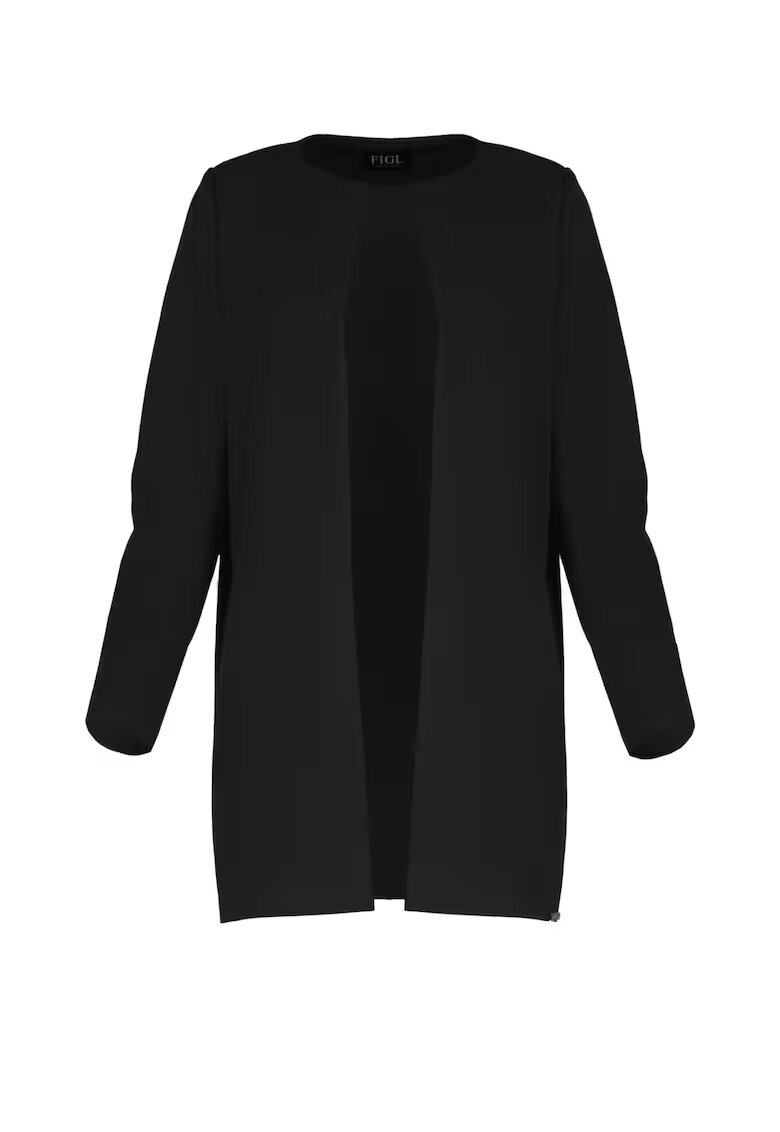 Figl Palton dama M551 - Poliester/Viscoza - Negru