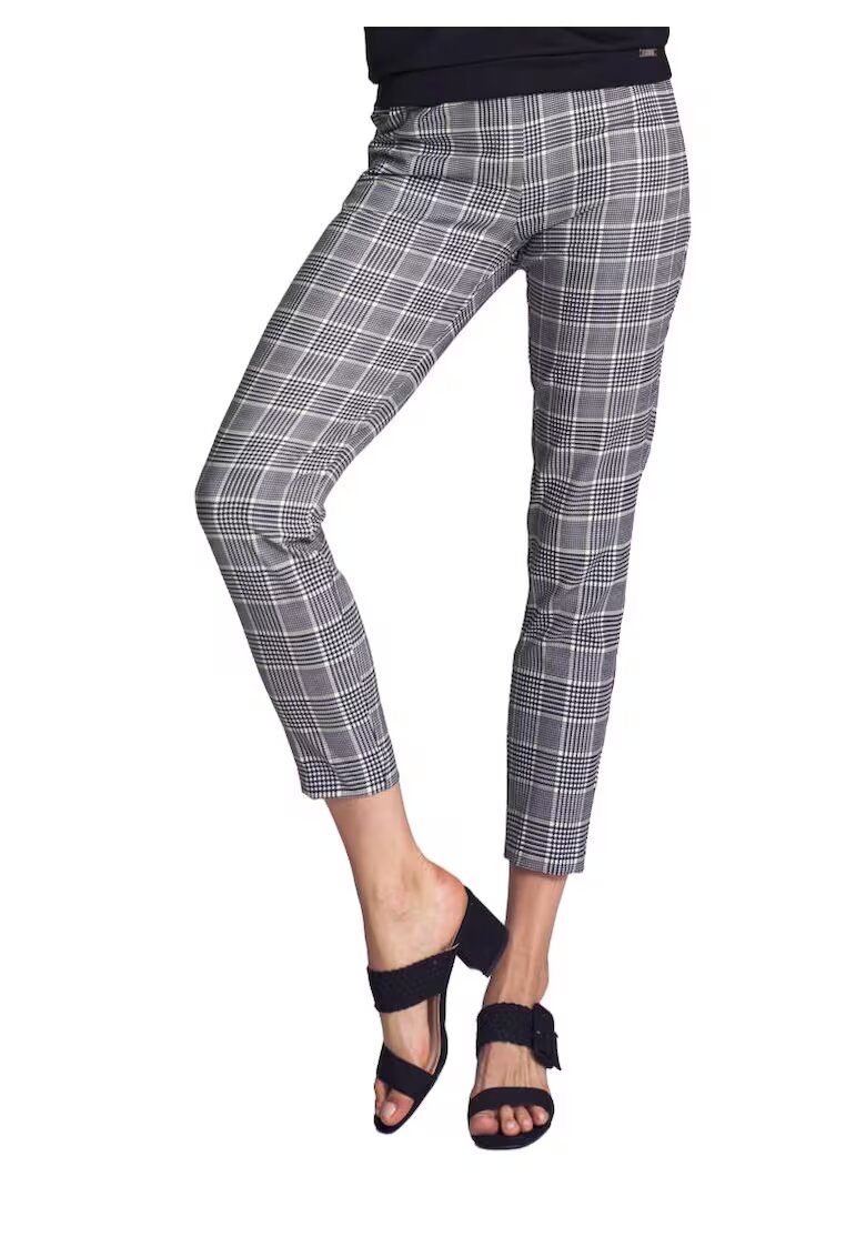 Figl Pantaloni dama M712 - model carouri - poliester - eleganti si confortabili