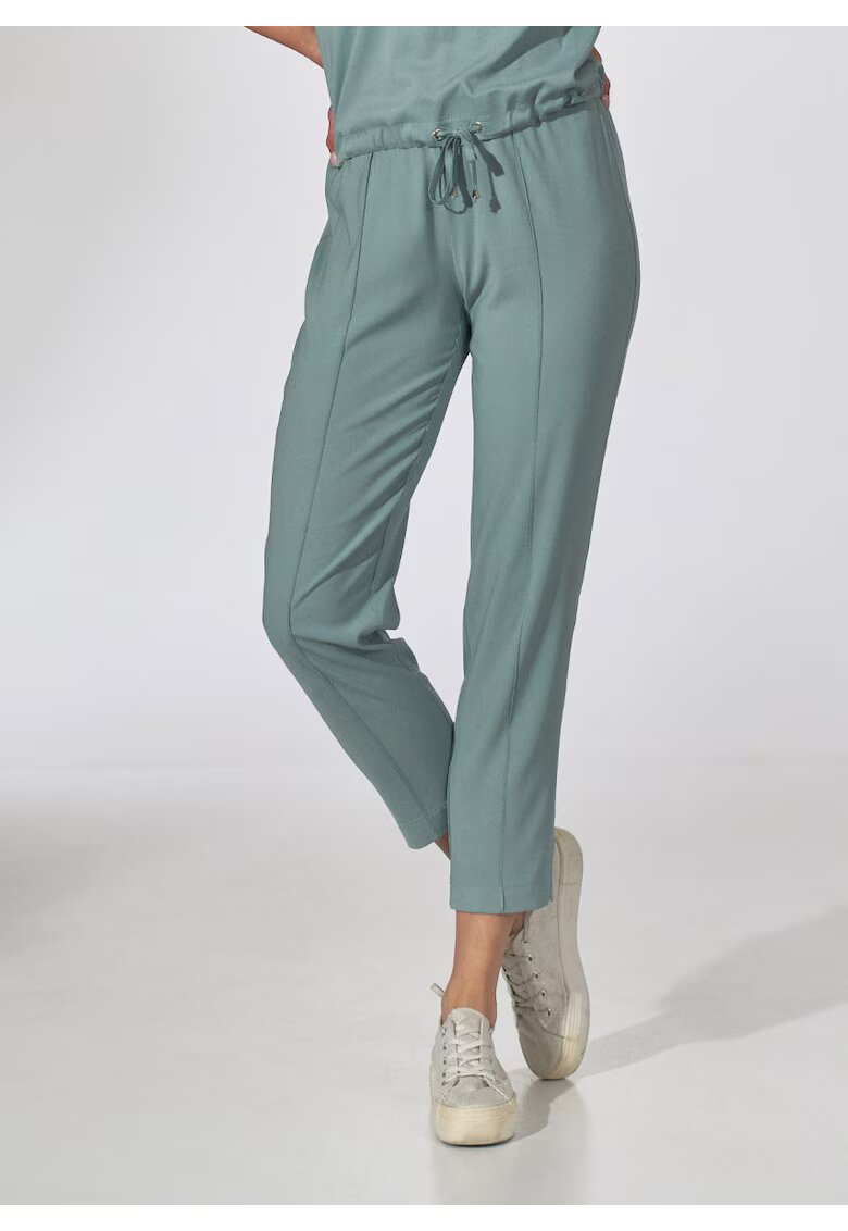 Figl Pantaloni dama M743 - elastan/viscoza - verde