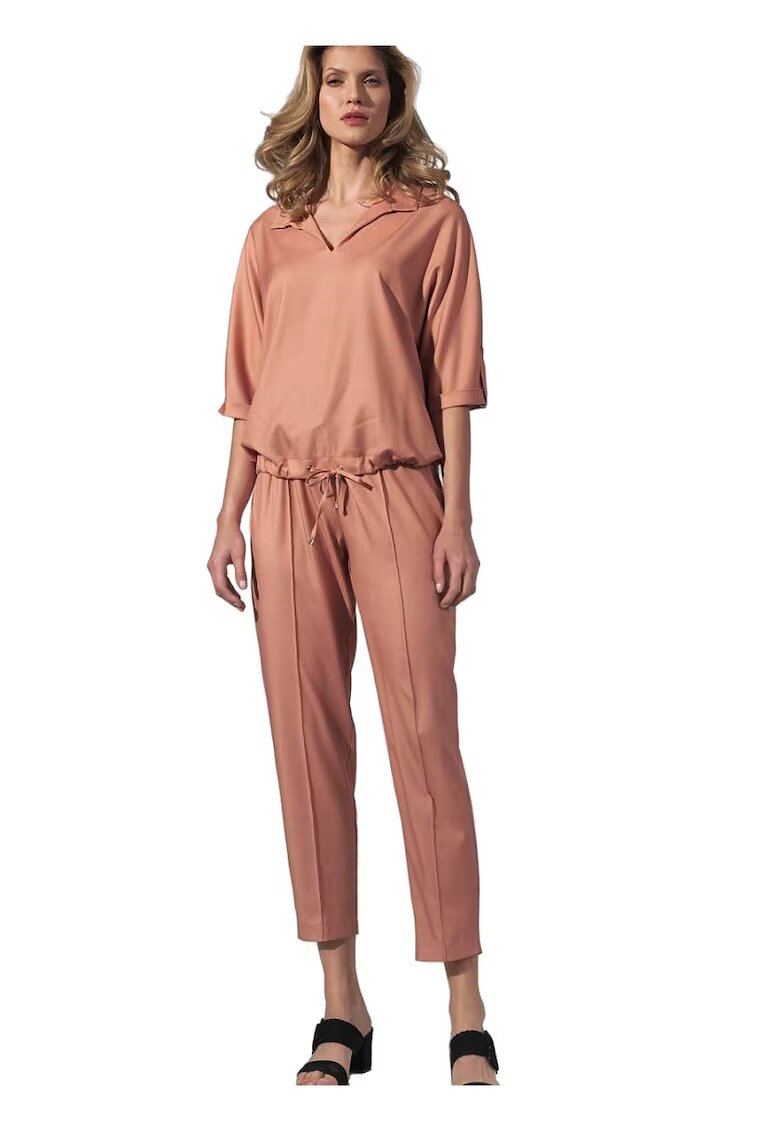 Figl Pantaloni dama - Portocaliu - Viscoza/Elastan