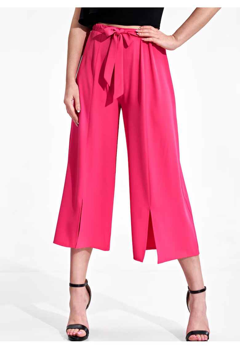 Figl Pantaloni dama - roz - poliester - design elegant - confortabil