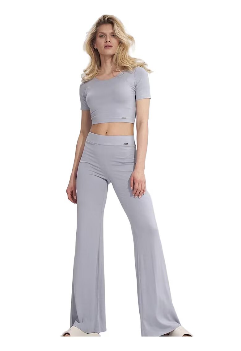 Figl Pantaloni dama - Viscoza - Gri