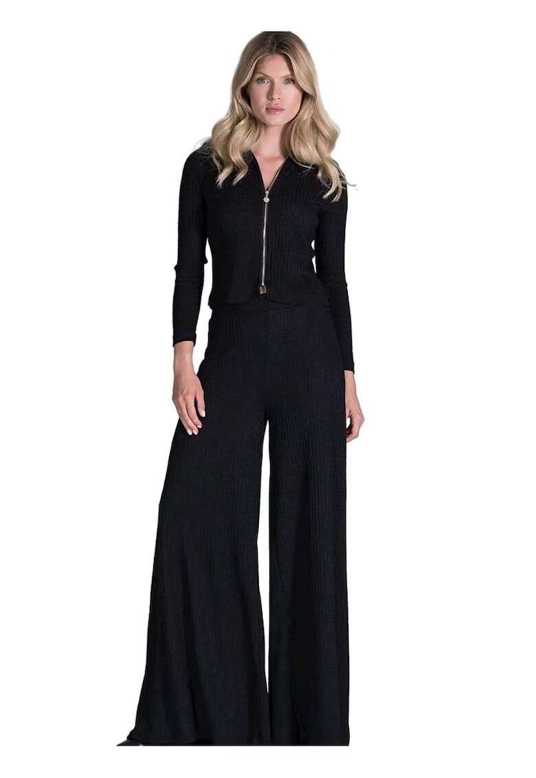 Figl Pantaloni dama - Viscoza/Poliester - Negru -