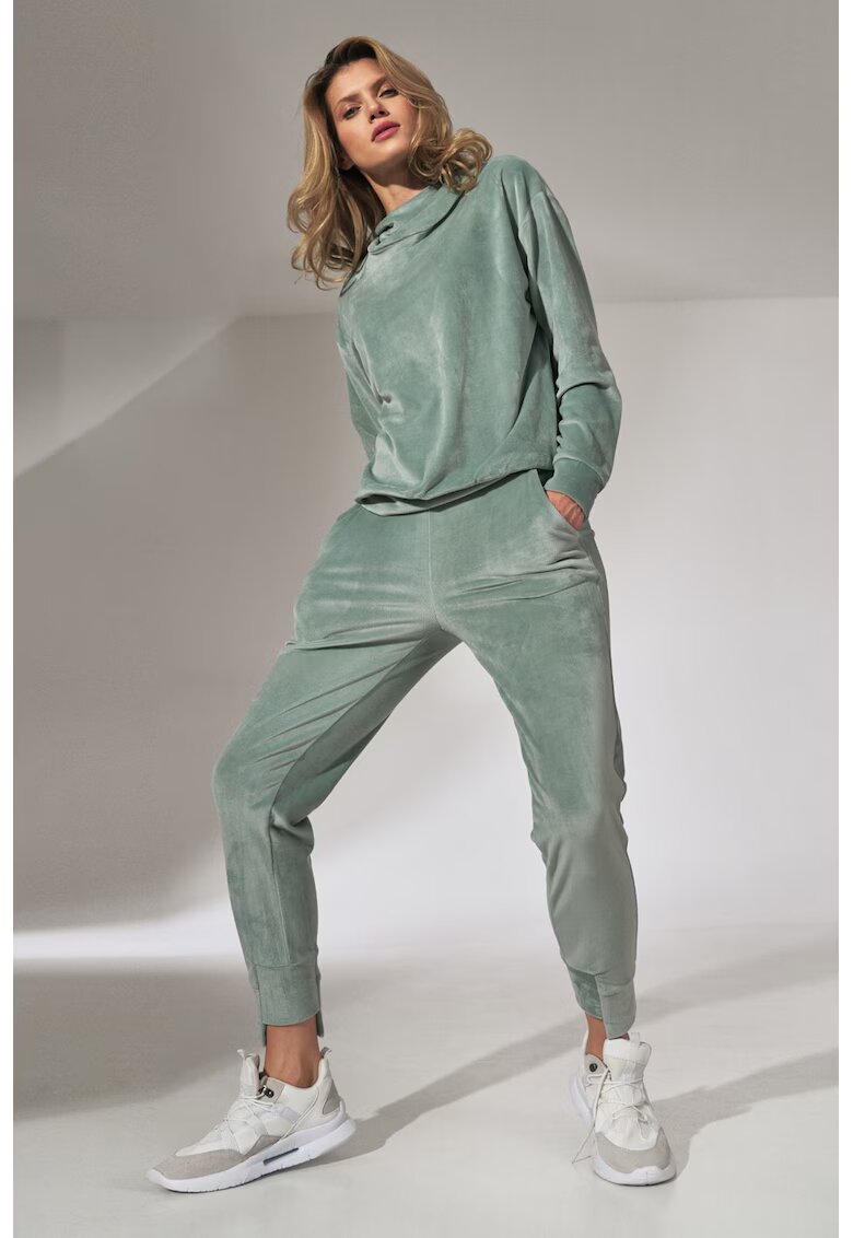 Figl Pantaloni de trening femei - Gunhild - menta - Verde