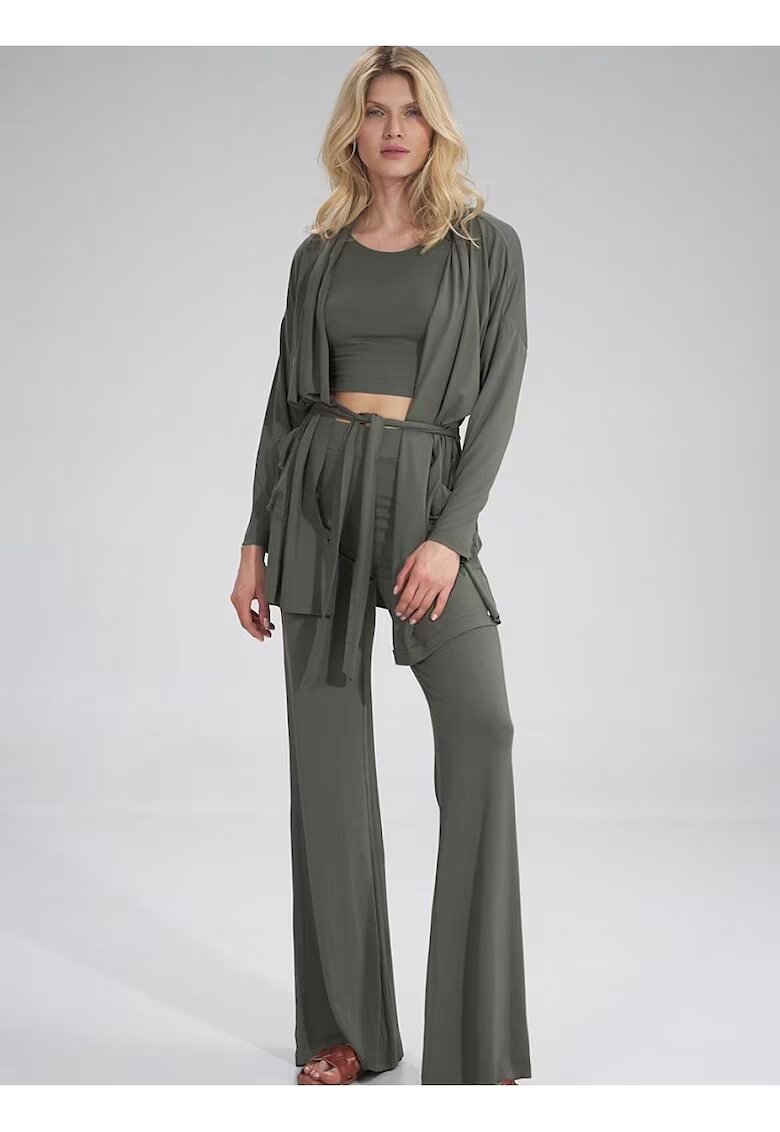 Figl Pulover dama - verde - viscoza