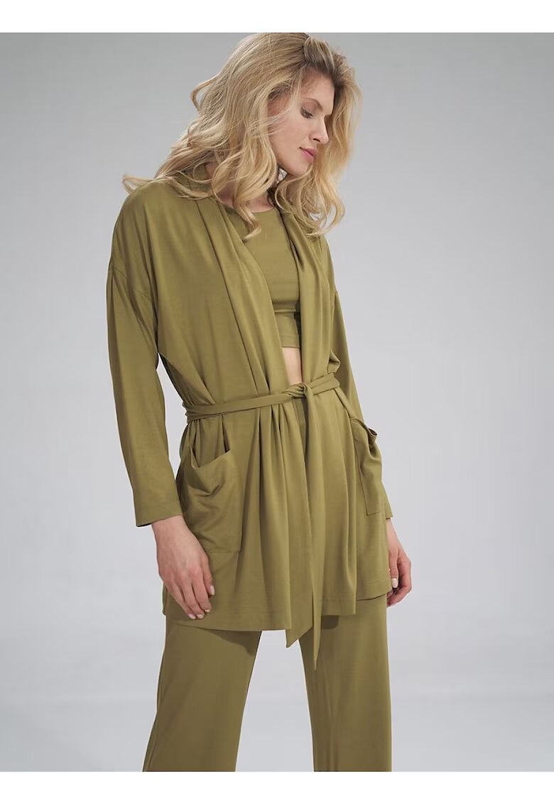 Figl Pulover dama - verde - viscoza -